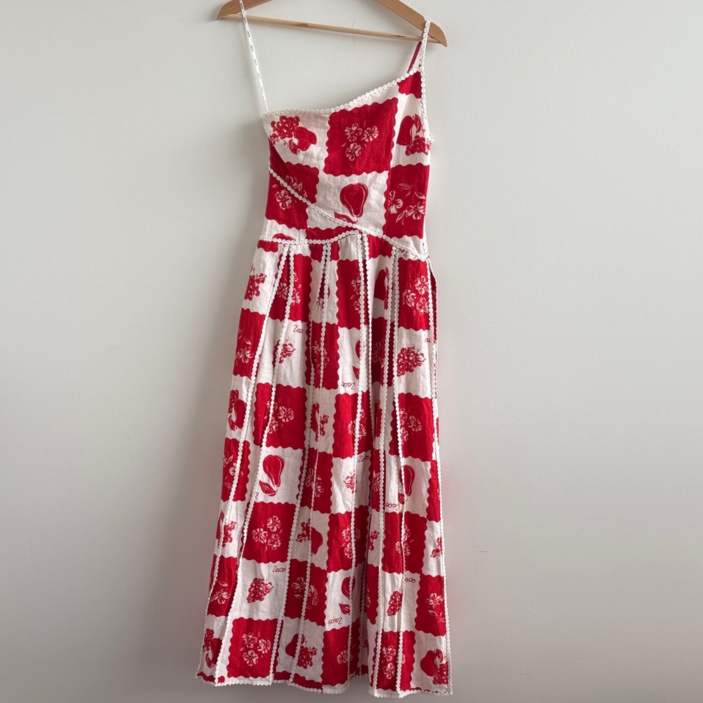 Zāco Australia One Shoulder Print Dress